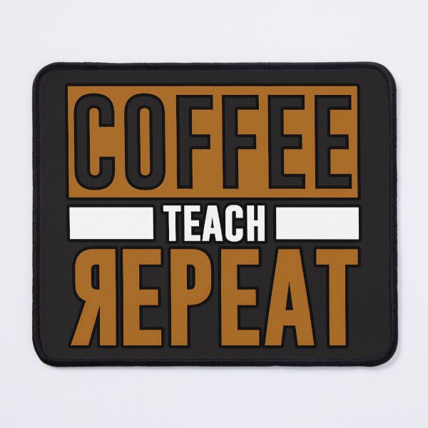 Item preview, Coffee Teach Yepeat Funny Notch Style Programmer Coding T-Shirt designed and sold by Zenith Design.