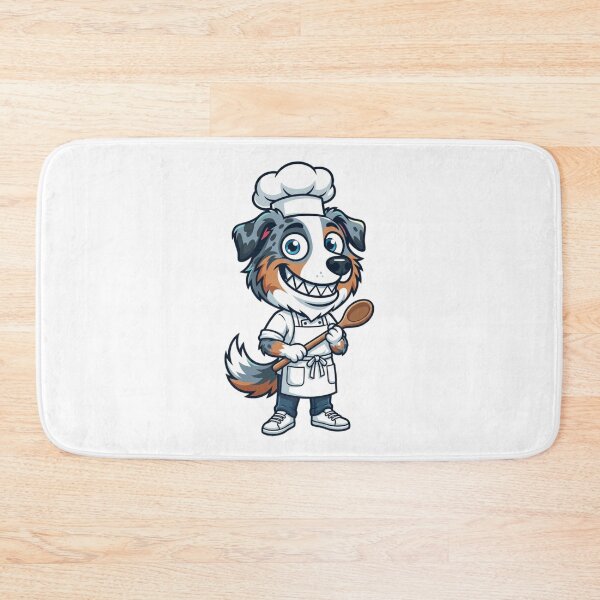 Aperçu de l'œuvre Aussie Chef Master - Le chien souriant de la cuisine créée et vendue par Davidfs.