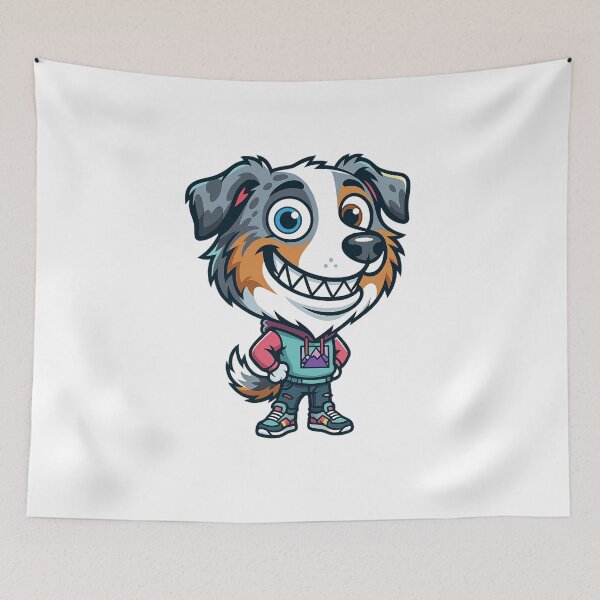 Item preview, Grinning Aussie Hoodie Hero designed and sold by Davidfs.