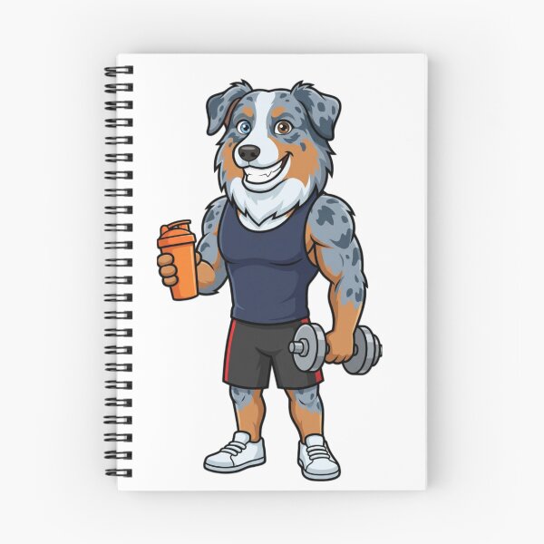 Item preview, Aussie Gym Beast - Muscled Shaker Dog designed and sold by Davidfs.