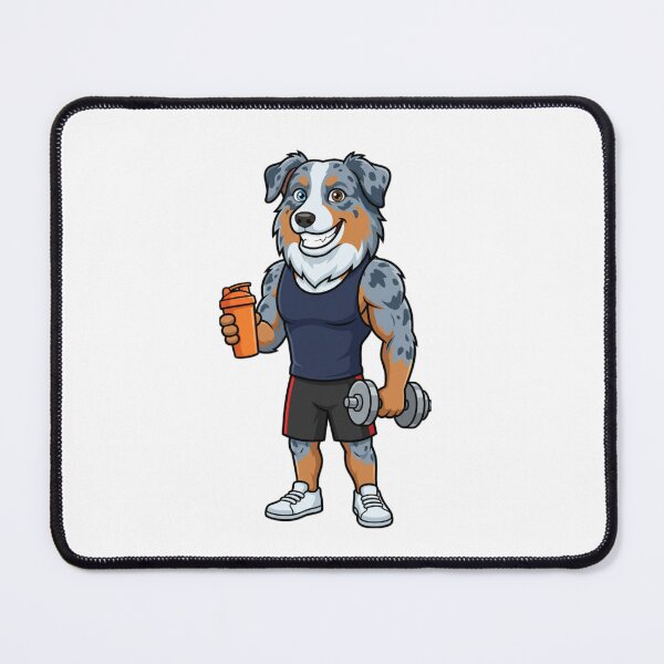 Item preview, Aussie Gym Beast - Muscled Shaker Dog designed and sold by Davidfs.