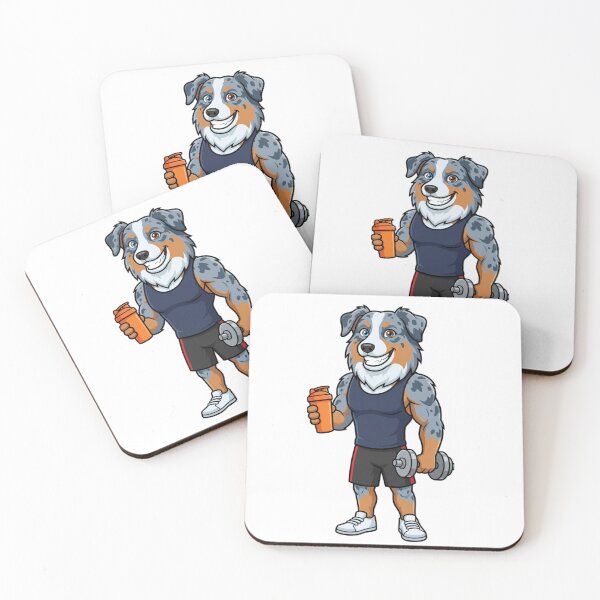 Item preview, Aussie Gym Beast - Muscled Shaker Dog designed and sold by Davidfs.