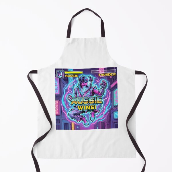 Item preview, Cyberpunk Australian Shepherd Victory Pose designed and sold by Davidfs.
