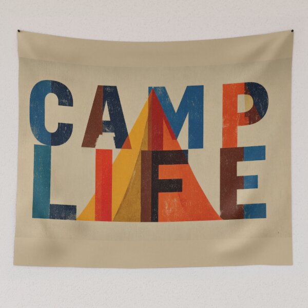 Item preview, Camp life at a nature retreat designed and sold by anytka.