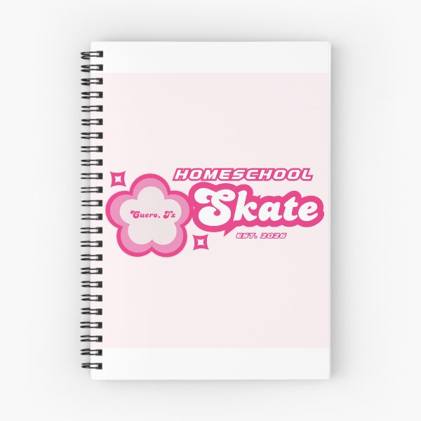 Item preview, Pink Homeschool Skate Cuero designed and sold by mamobrecky.