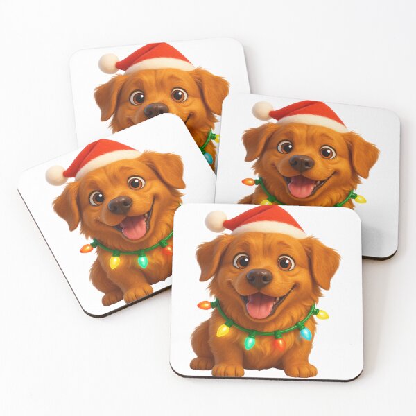Item preview, Christmas Nova Scotia Duck Tolling Retriever designed and sold by Sillytoe.