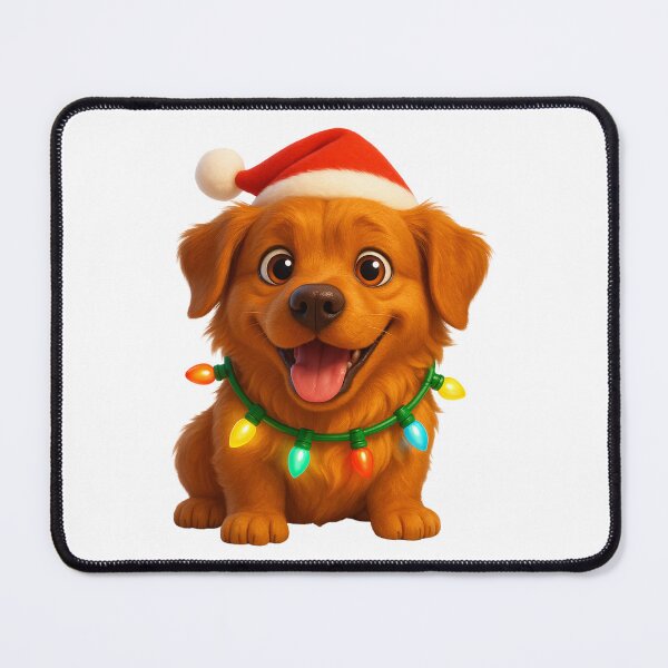 Item preview, Christmas Nova Scotia Duck Tolling Retriever designed and sold by Sillytoe.