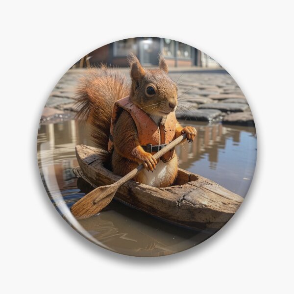 Item preview, Intrepid Red Squirrel Goes on Voyage of Discovery designed and sold by Tridentulus.