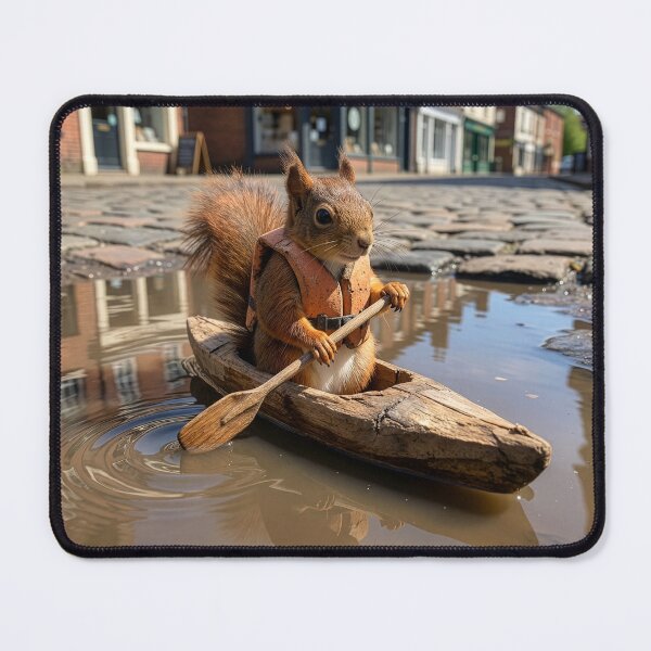 Item preview, Intrepid Red Squirrel Goes on Voyage of Discovery designed and sold by Tridentulus.