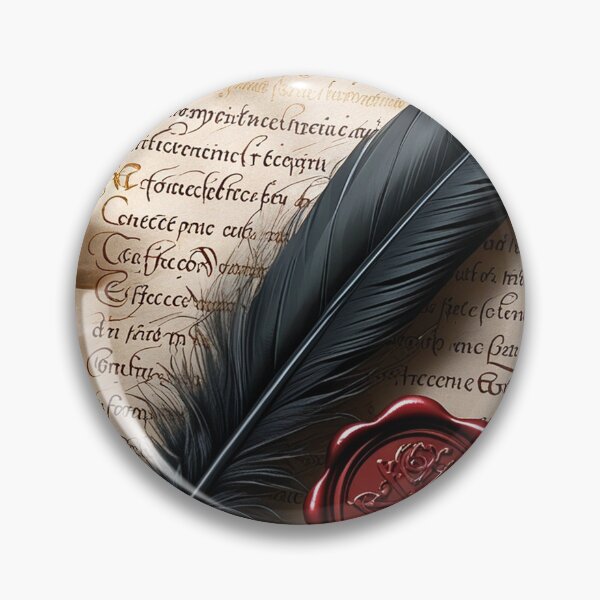 Item preview, Black Feather & Manuscript – Gothic Academic Art designed and sold by semenol.