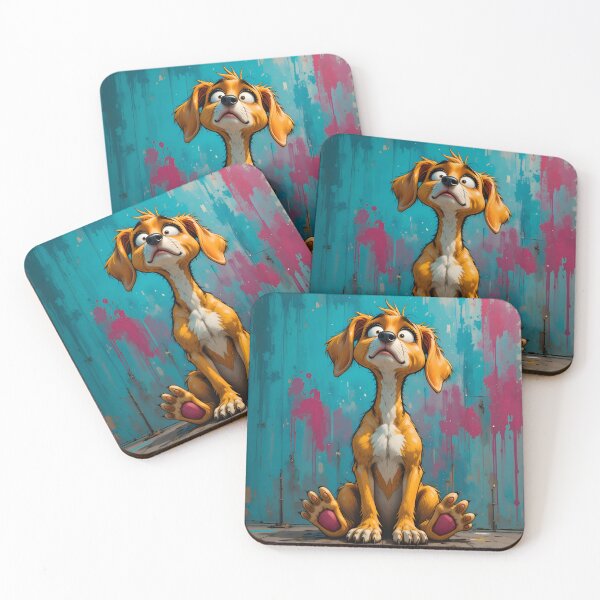 Item preview, Confused Cute Cartoon Dog designed and sold by VibePrints101.