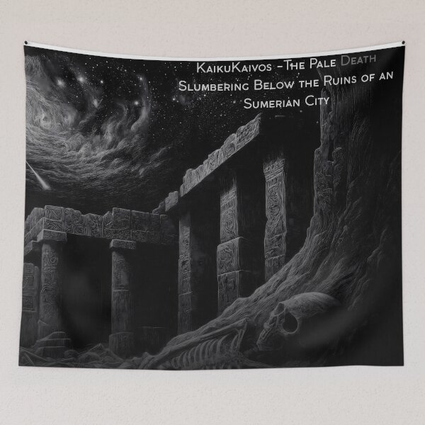 Item preview, The Pale Death Slumbering below the Ruins of an Sumerian City designed and sold by jznq.