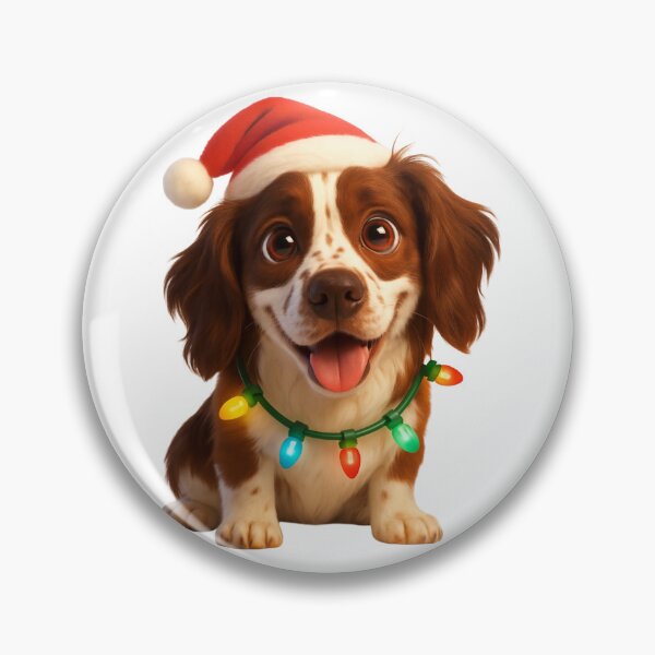 Item preview, Christmas Picardy Spaniel designed and sold by Sillytoe.