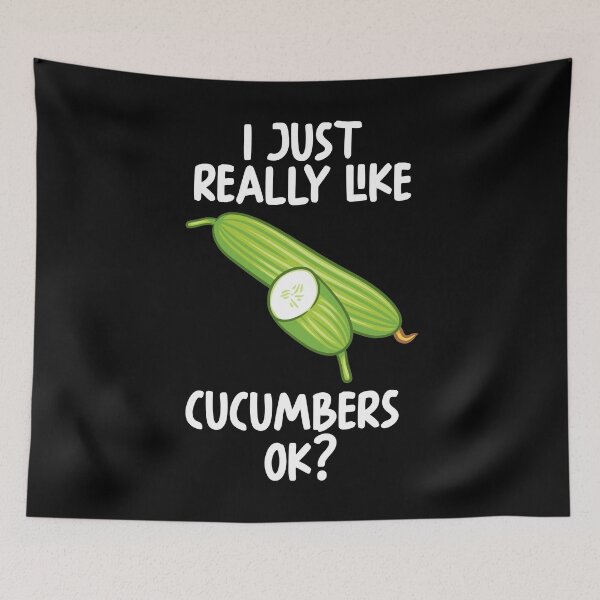 Item preview, I Just Really Like Cucumbers Ok? designed and sold by GabbyKash.