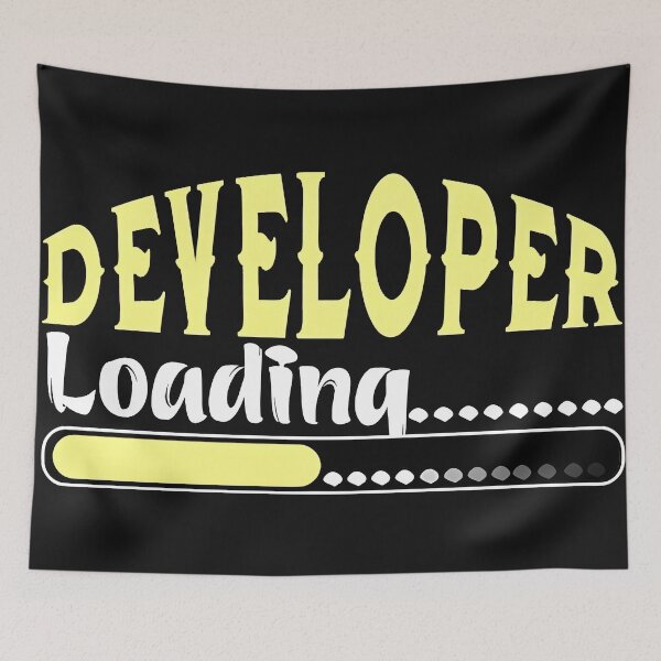 Item preview, Loading Funny Tech Progress Bar designed and sold by Zenith Design.
