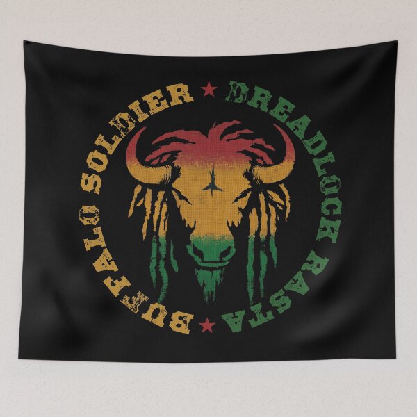 Item preview, Buffalo Soldier Dreadlock Rasta - Reggae designed and sold by blackdogshop.