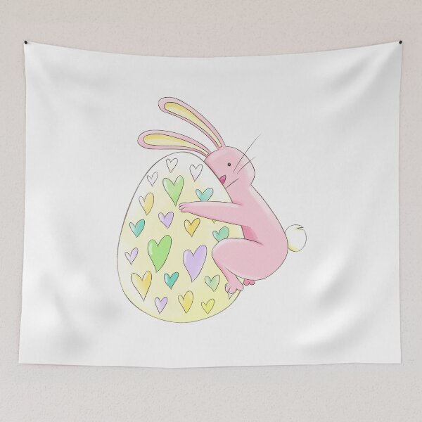Item preview, Clingy Pink Easter Bunny  designed and sold by marley-seraph.