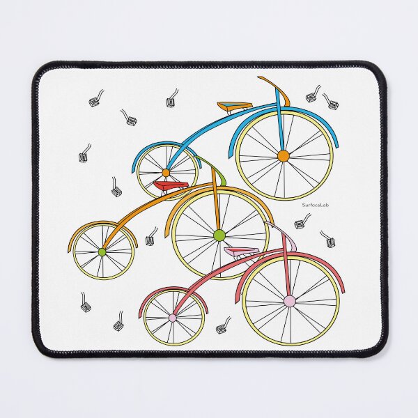 Item preview, Multicolor Vintage Bicycles – Scandinavian  designed and sold by SurfaceLab.