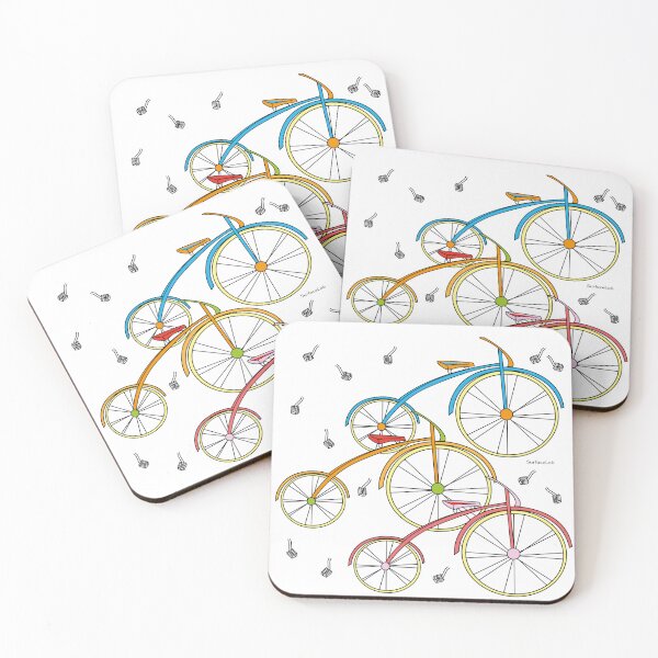 Item preview, Multicolor Vintage Bicycles – Scandinavian  designed and sold by SurfaceLab.
