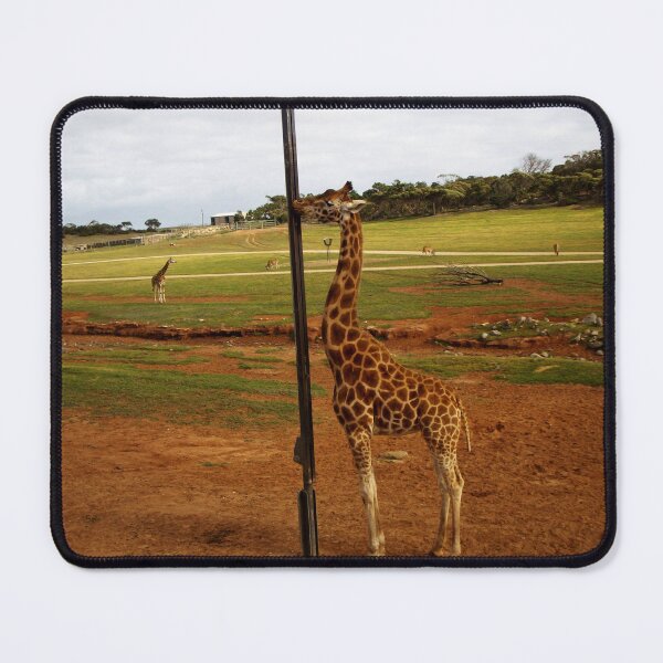 Item preview, "Tall Giraffe and His Towering Pole: A Whimsical Scene" designed and sold by A-Work-Of-Art.
