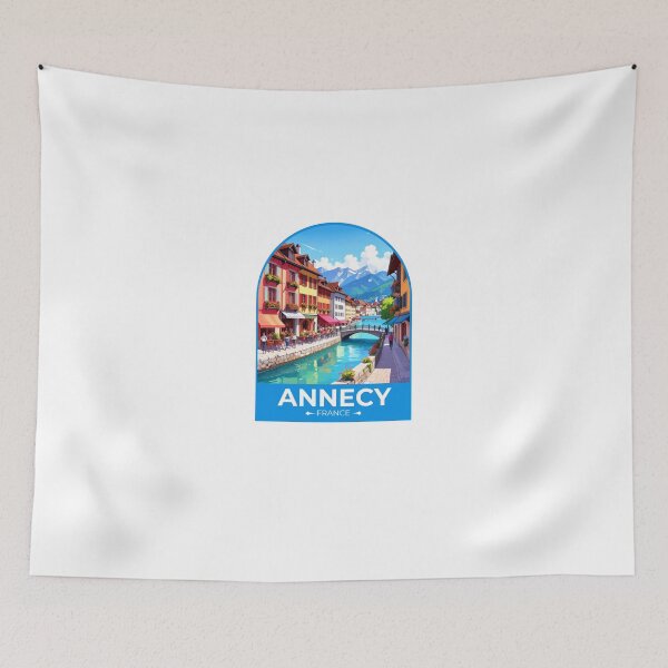 Item preview, Annecy France Sticker designed and sold by TulipaGraphics.