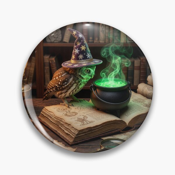 Item preview, Tamaulipas Pygmy Owl Sorcerer Concocts Magical Potion designed and sold by Tridentulus.