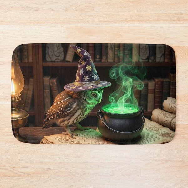 Item preview, Tamaulipas Pygmy Owl Sorcerer Concocts Magical Potion designed and sold by Tridentulus.