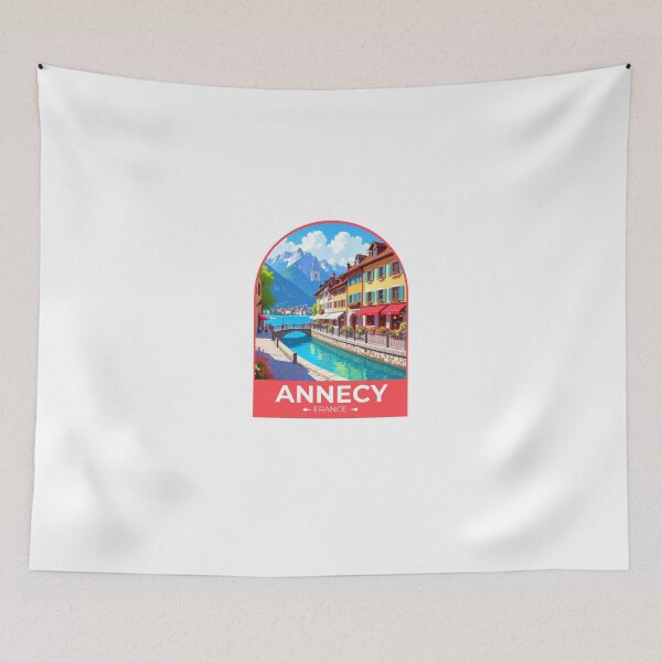 Item preview, Annecy France Sticker designed and sold by TulipaGraphics.