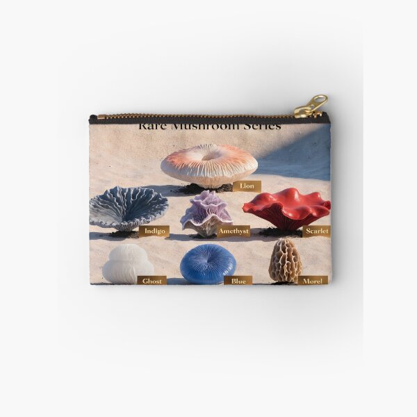 Item preview, Rare Mushroom Series outdoor installation on pale desert sand designed and sold by Creative88Art.