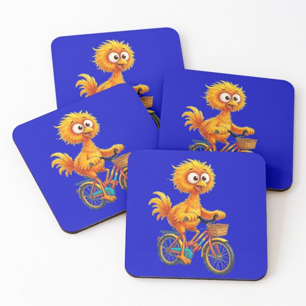 Item preview, The Cycling Bird – A funny bicycle motif for animal and bike fans designed and sold by smallbirdart.