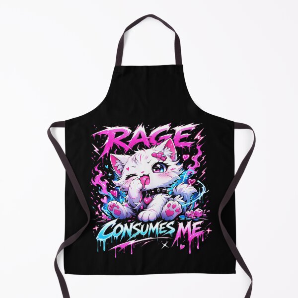 Item preview, Cute Cat Rage Consumes Me – Funny Cat Meme For Socially Tired Introverts  designed and sold by Style-X.