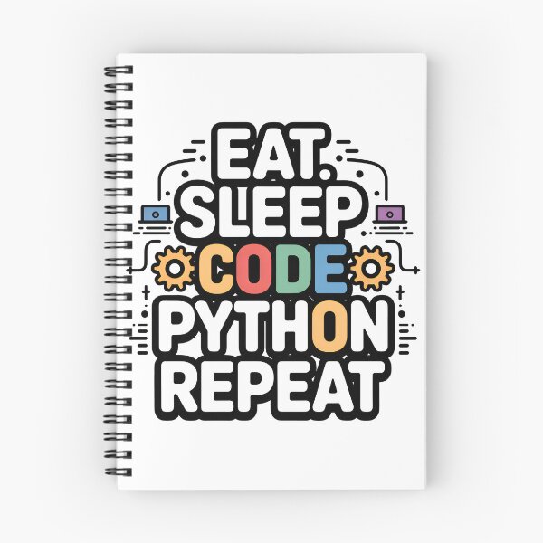 Item preview, Eat Sleep Code Python Repeat Colorful Developer designed and sold by Zenith Design.