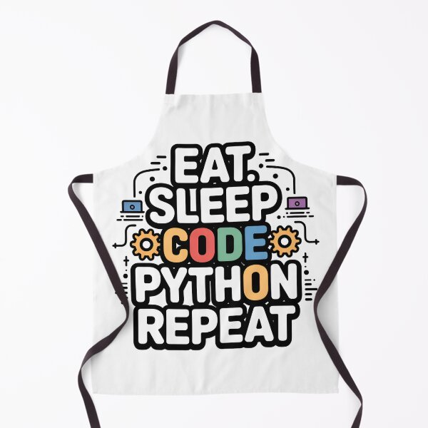 Item preview, Eat Sleep Code Python Repeat Colorful Developer designed and sold by Zenith Design.