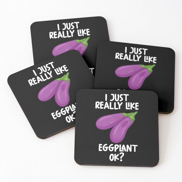 Item preview, I Just Really Like Eggplant Ok? designed and sold by GabbyKash.