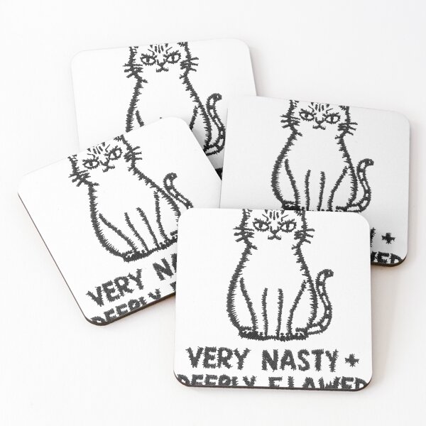 Item preview, Very Nasty + Deeply Flawed Grumpy Cat Lover Feline Owner designed and sold by Feral Feline.