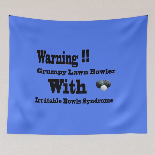 Item preview, "Funny Who's Grumpy: A Whimsical Lawn Bowls Design" designed and sold by A-Work-Of-Art.