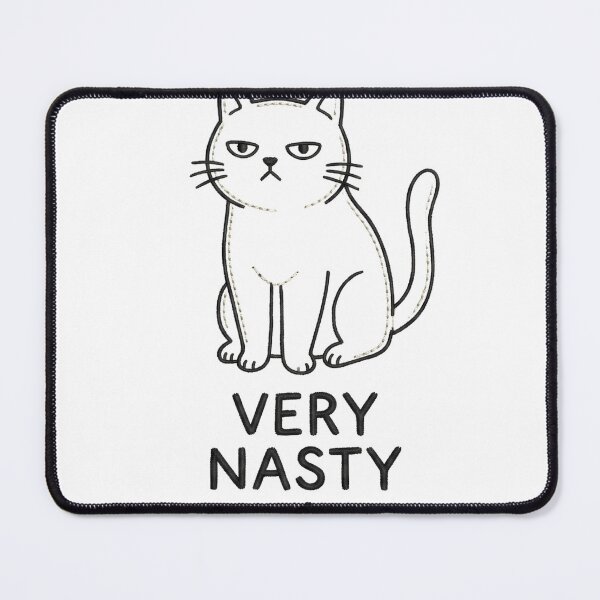 Item preview, Very Nasty + Deeply Flawed Grumpy Cat Feline Lover Sarcasm designed and sold by Feral Feline.