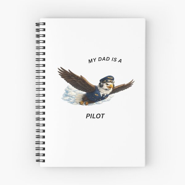 Item preview, My Dad Is a Pilot Eagle – Cute Aviation Animal Design designed and sold by GeoWild Designs.