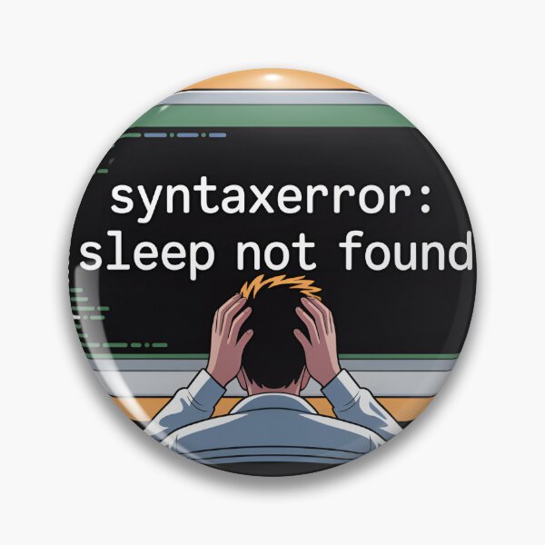 Item preview, Syntax Error Sleep Not Found Stressed Programmer designed and sold by Zenith Design.