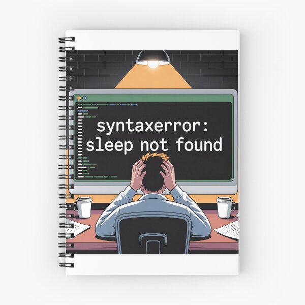 Item preview, Syntax Error Sleep Not Found Stressed Programmer designed and sold by Zenith Design.