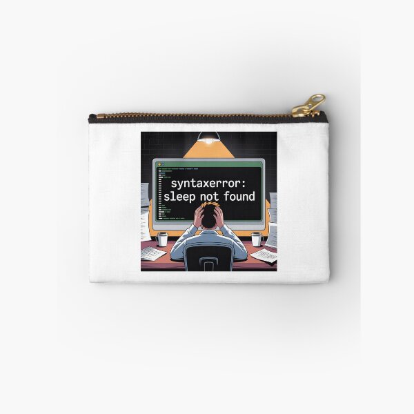 Item preview, Syntax Error Sleep Not Found Stressed Programmer designed and sold by Zenith Design.