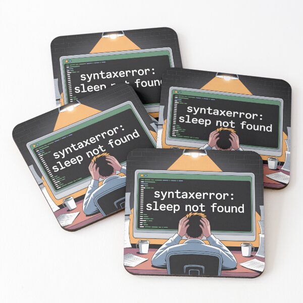 Item preview, Syntax Error Sleep Not Found Stressed Programmer designed and sold by Zenith Design.