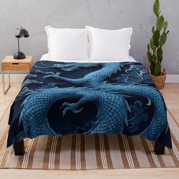 Item preview, Celestial Blue Dragon Paper Art designed and sold by VibePrints101.