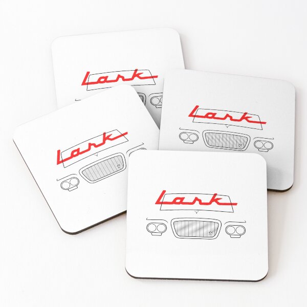 Item preview, Studebaker Lark 1960s classic car black outline with logo designed and sold by soitwouldseem.