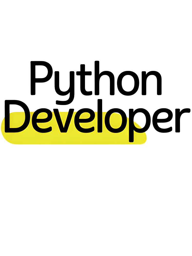 Thumbnail 4 of 4, Boxy T-Shirt, Python Developer Typography Programming Language designed and sold by Zenith Design.