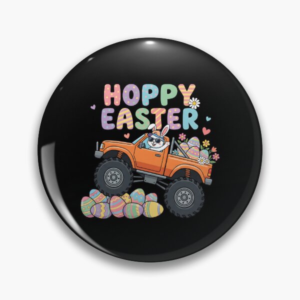 Item preview, Kids Hoppy Easter Monster Truck Bunny designed and sold by KroghDs.