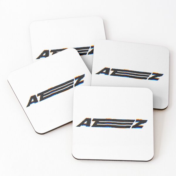 Item preview, Ateez Black Glitch Logo designed and sold by Gwenpai_Art.