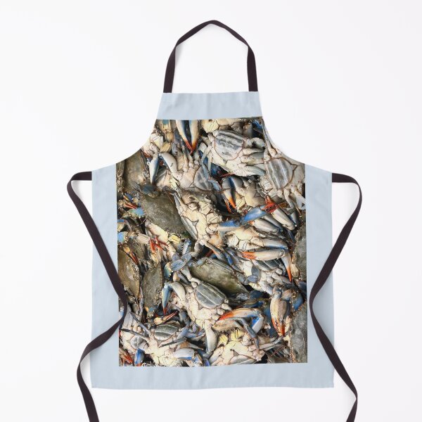 Item preview, Maryland Blue Crabs Macro Photography – Coastal Seafood Art designed and sold by Artondra Hall.