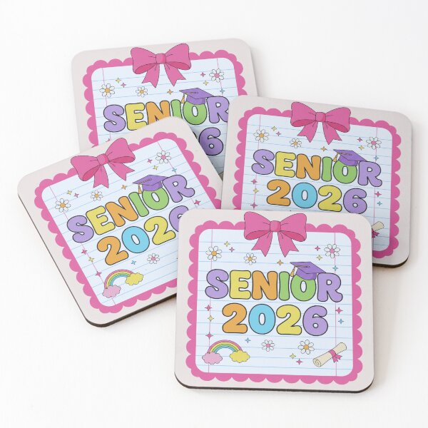 Item preview, Coquette Senior 2026 Aesthetic - Pink Bow School Notebook Design designed and sold by FormalDehyena.