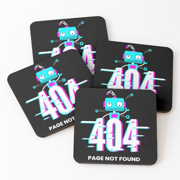 Item preview, 404 Page Not Found Glitch Robot Tech Error designed and sold by Zenith Design.